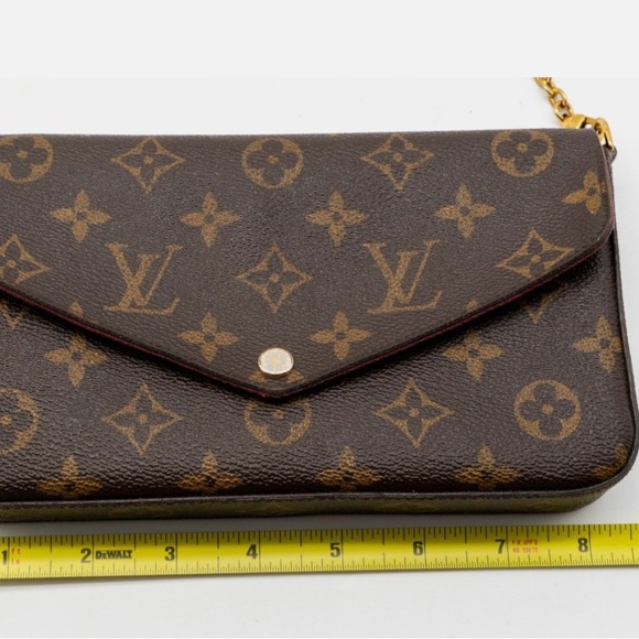 Louis Vuitton Brown and Red Monogram Wallet Set - Picture 3 of 9